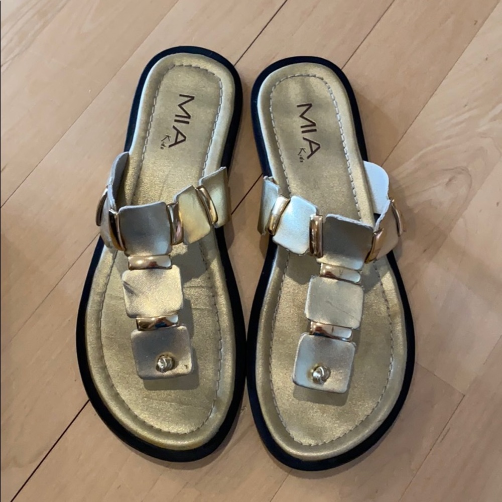 MIA Kids Gold Sandals
